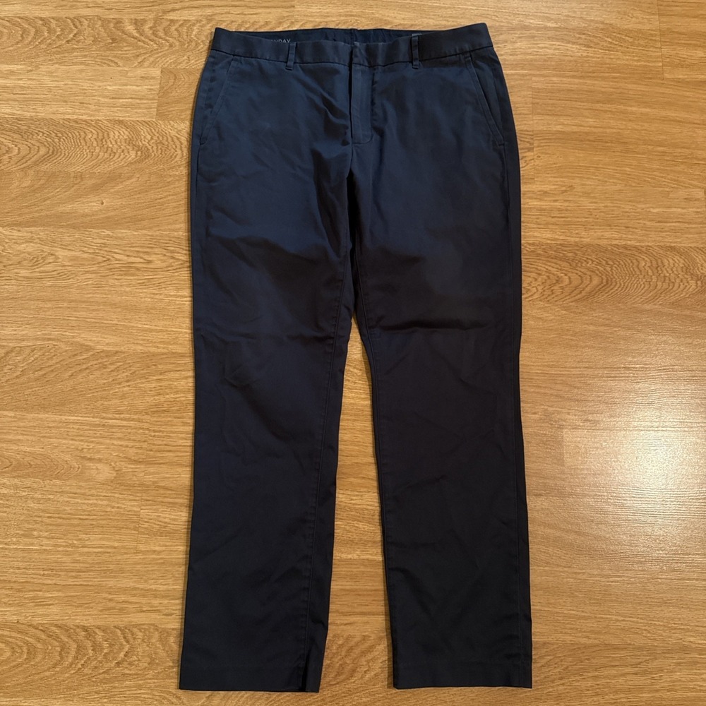 BONOBOS Weekday Warrior Monday Pants Men's Navy Blue 35x30 (Act 35x29) Tailored